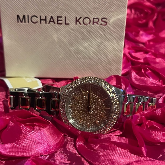 MK Women's Liliane Three-Hand Two-Tone Stainless Steel Bracelet Watch 36mm - Picture 14 of 17